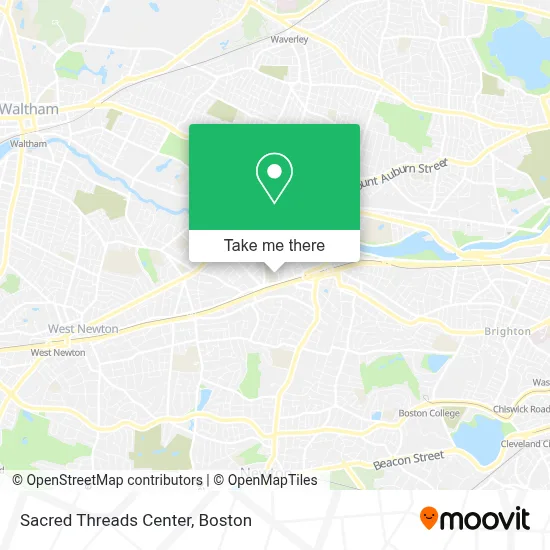 Sacred Threads Center map