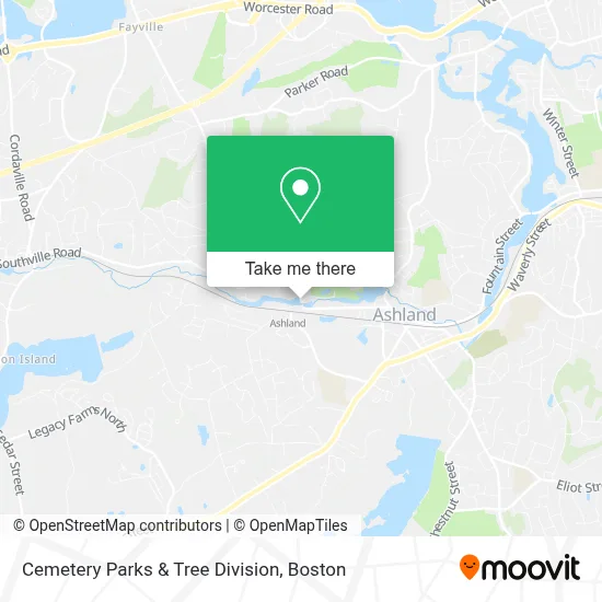 Cemetery Parks & Tree Division map