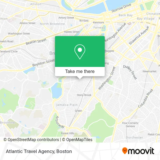 Atlantic Travel Agency map
