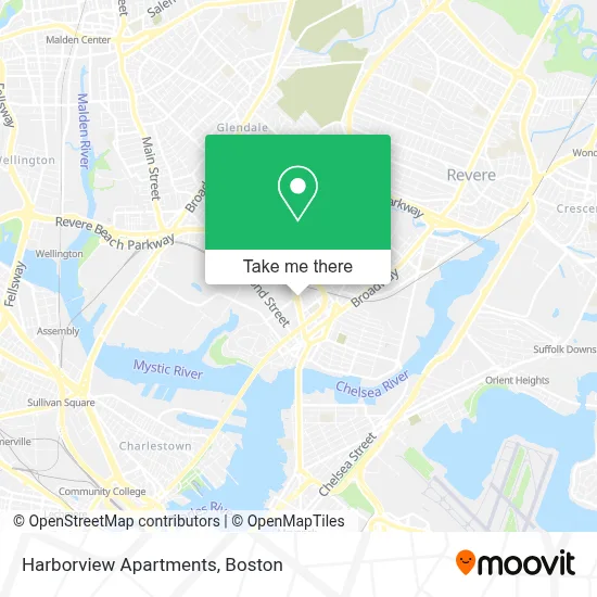 Harborview Apartments map
