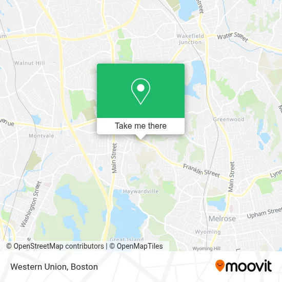 Western Union map
