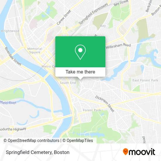 Springfield Cemetery map