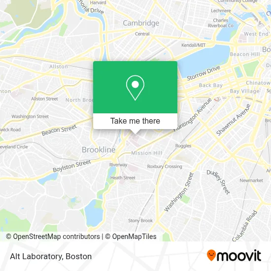Alt Laboratory map