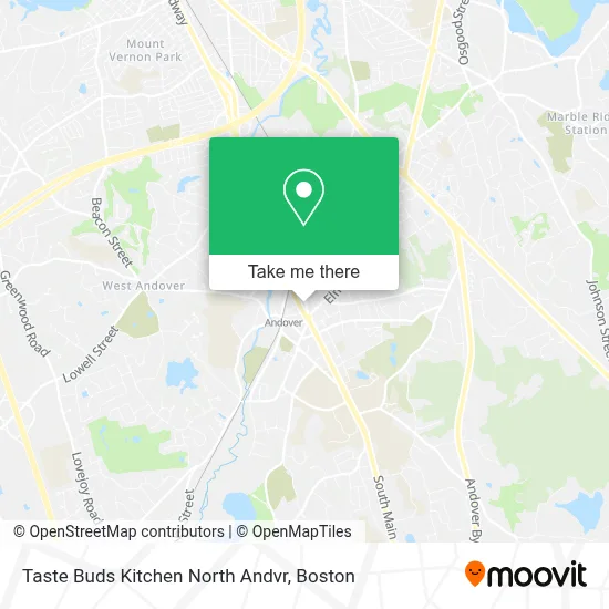 Taste Buds Kitchen North Andvr map