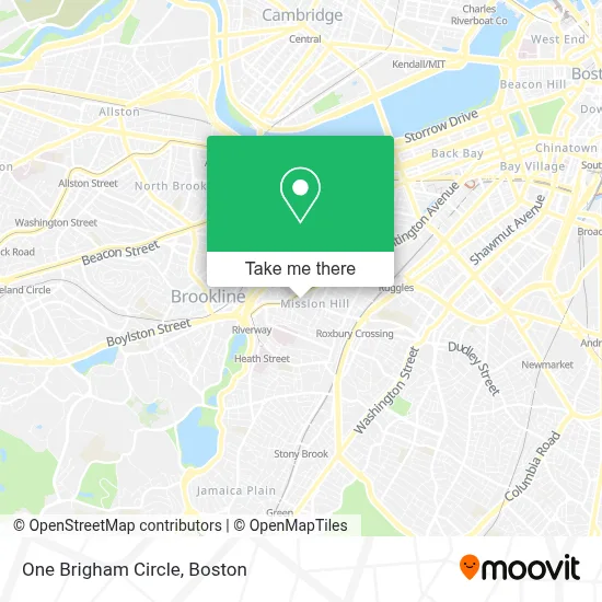 One Brigham Circle map