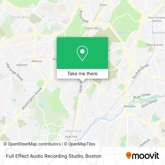Full Effect Audio Recording Studio map