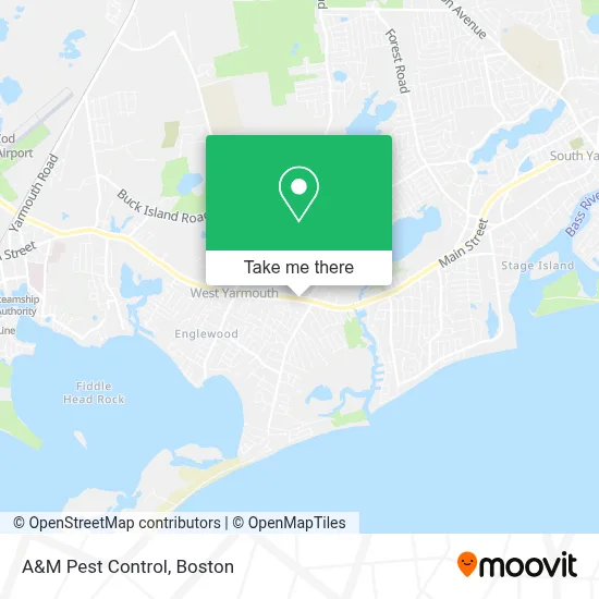 A&M Pest Control map