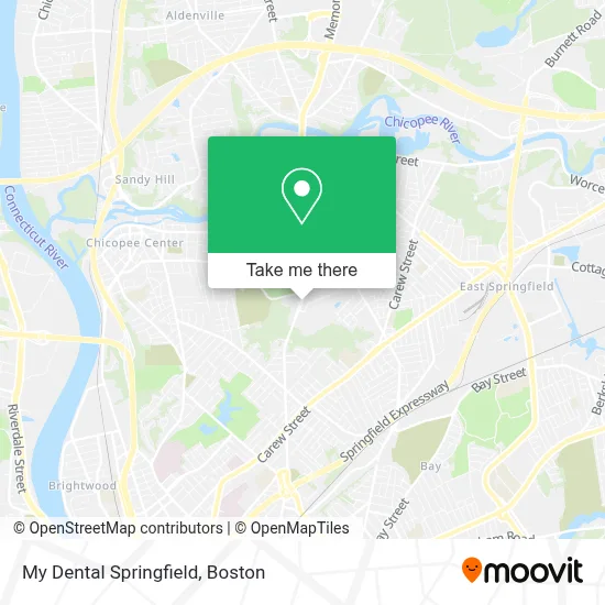 My Dental Springfield map