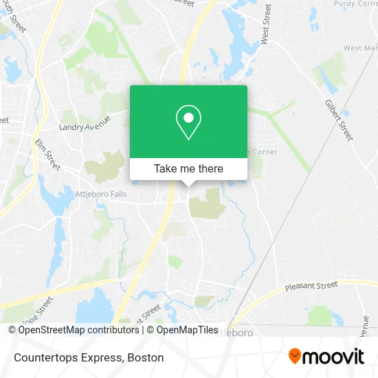 Countertops Express map