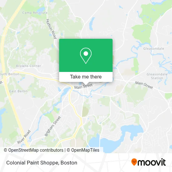 Colonial Paint Shoppe map