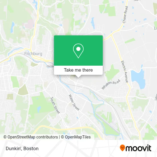 Dunkin' map