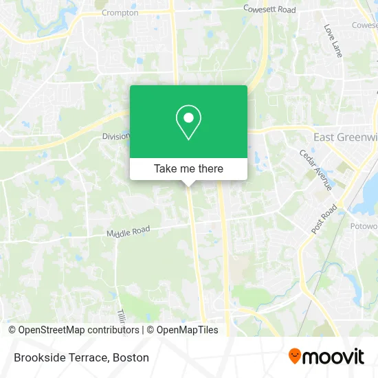 Brookside Terrace map