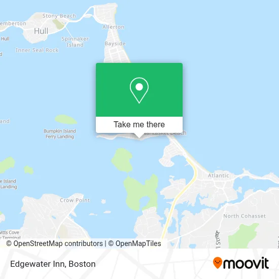 Edgewater Inn map