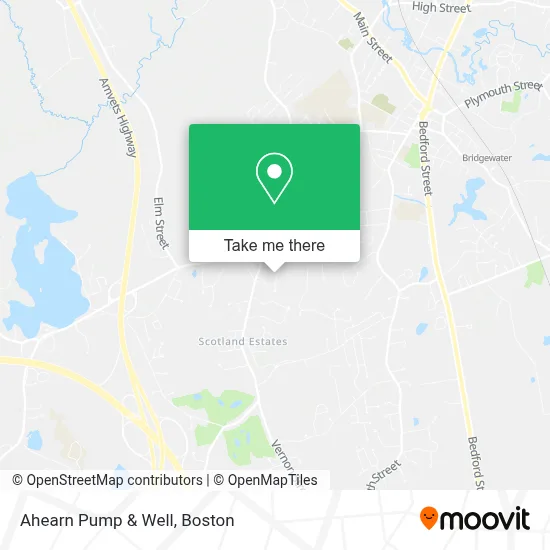 Ahearn Pump & Well map