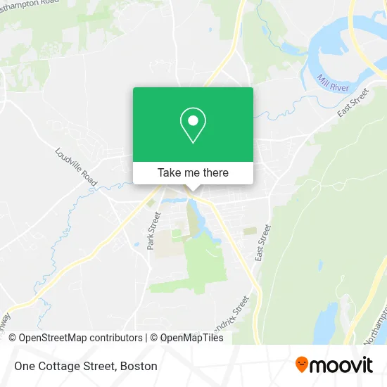 One Cottage Street map