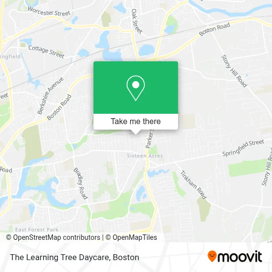 The Learning Tree Daycare map