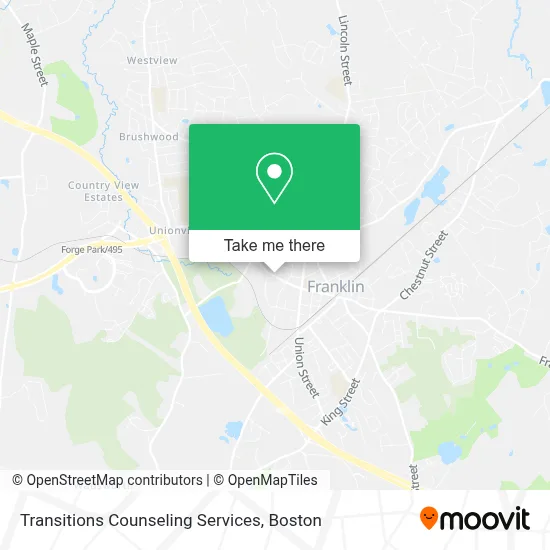 Transitions Counseling Services map