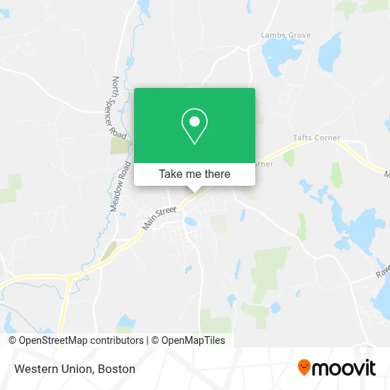 Western Union map