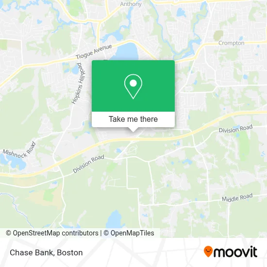 Chase Bank map