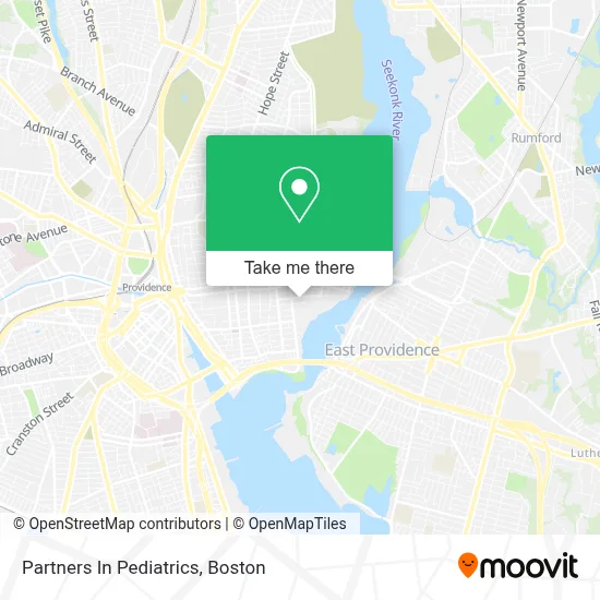 Partners In Pediatrics map