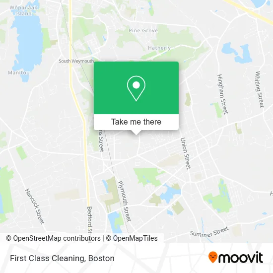 First Class Cleaning map