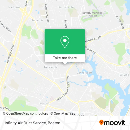 Infinity Air Duct Service map