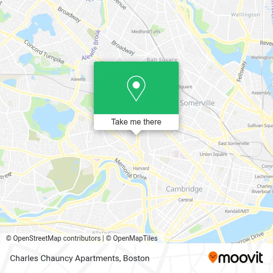 Charles Chauncy Apartments map