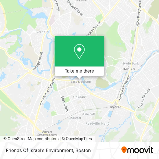 Friends Of Israel's Environment map