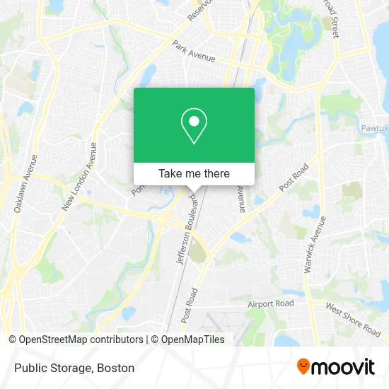 Public Storage map