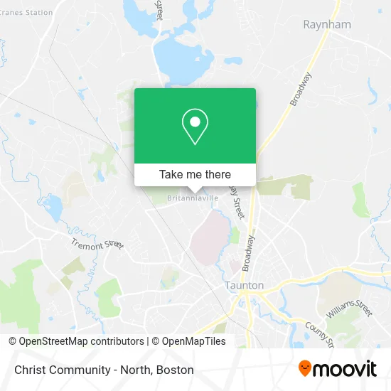 Christ Community - North map
