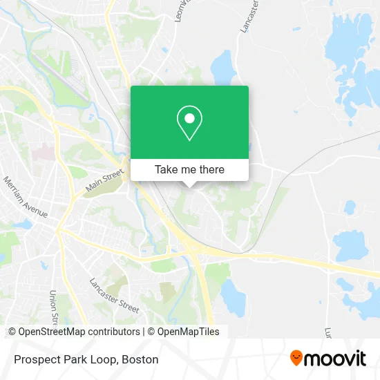 Prospect Park Loop map