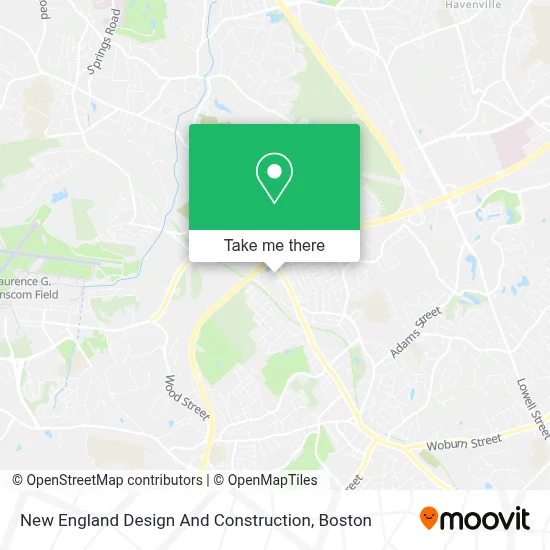 New England Design And Construction map