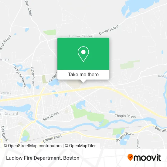 Ludlow Fire Department map