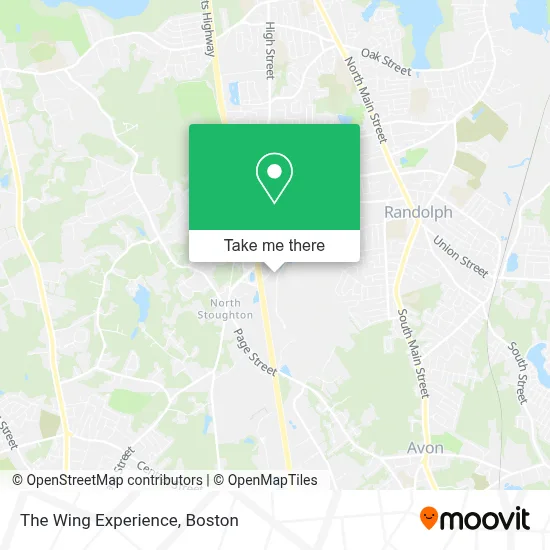 The Wing Experience map