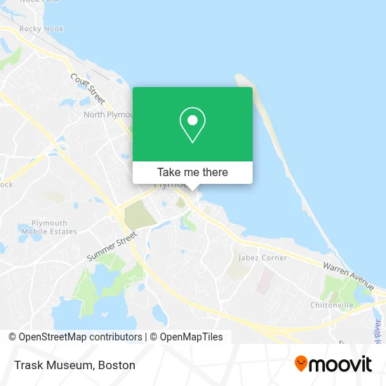 Trask Museum map