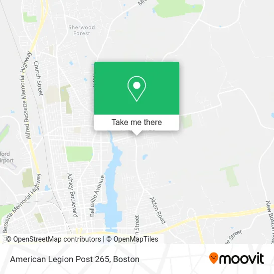 American Legion Post 265 map
