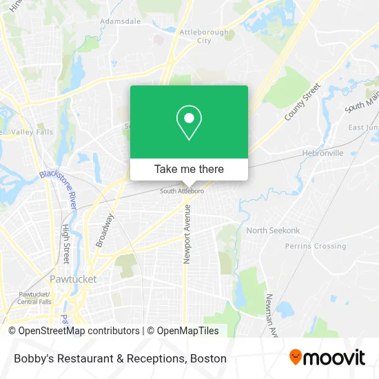 Bobby's Restaurant & Receptions map