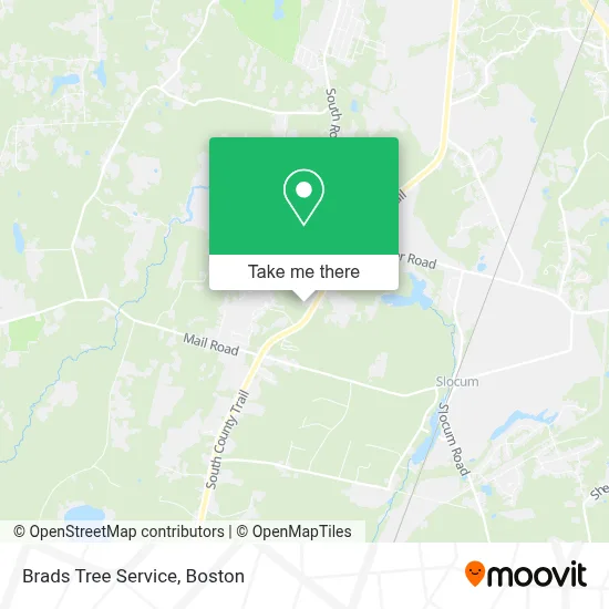 Brads Tree Service map