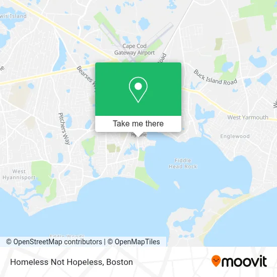 Homeless Not Hopeless map
