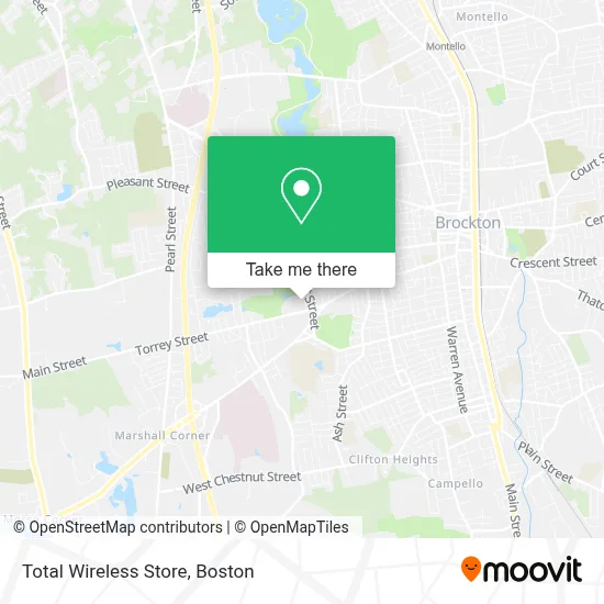 Total Wireless Store map