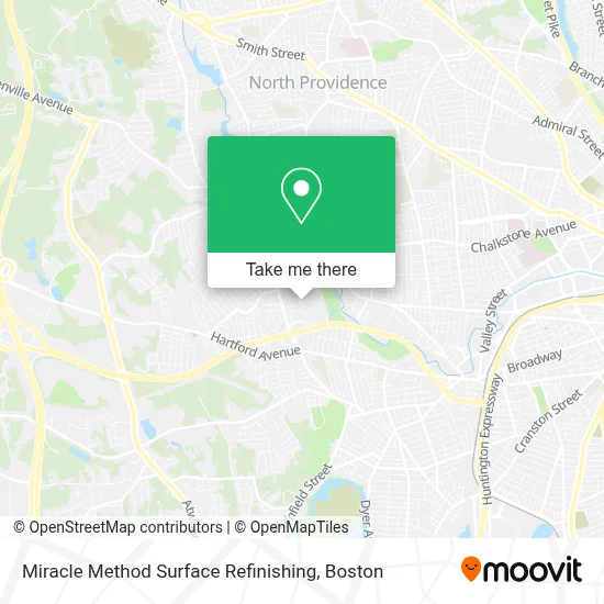 Miracle Method Surface Refinishing map