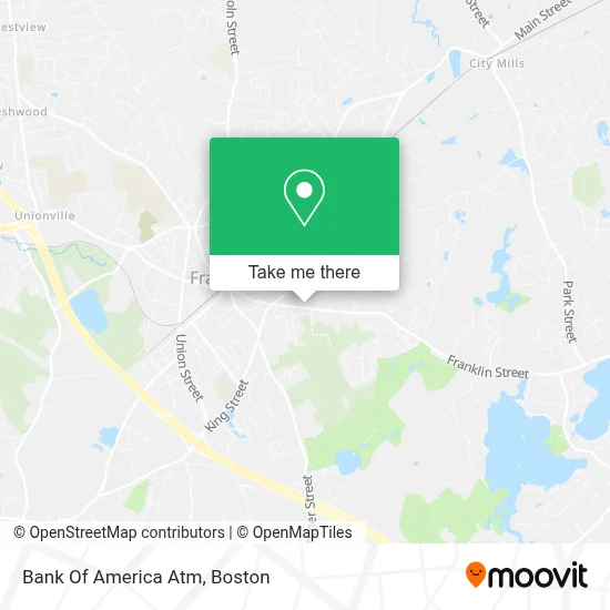 Bank Of America Atm map