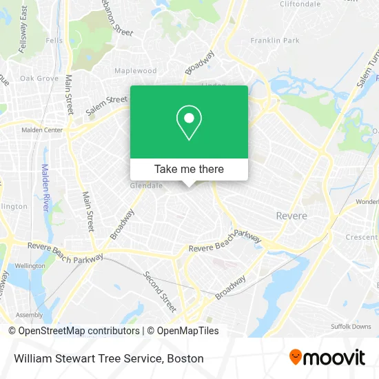 William Stewart Tree Service map