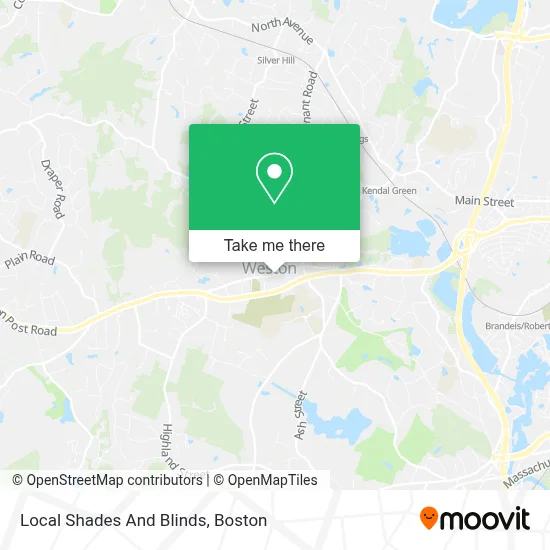Local Shades And Blinds map