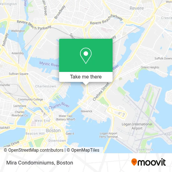 Mira Condominiums map