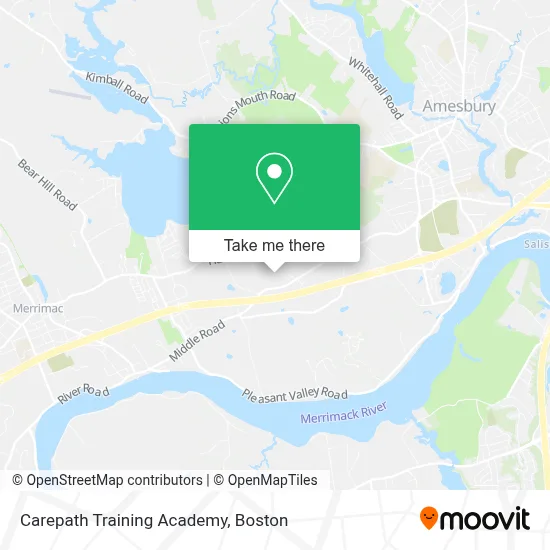 Carepath Training Academy map