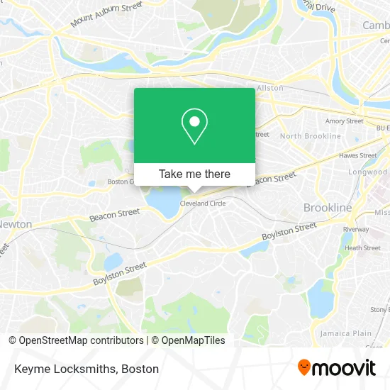 Keyme Locksmiths map