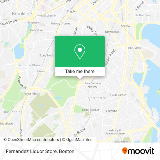 Fernandez Liquor Store map