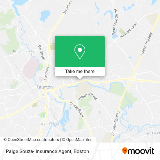 Paige Souza- Insurance Agent map