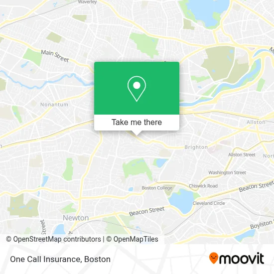 One Call Insurance map
